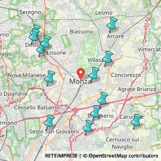 Mappa 20052 Monza MB, Italia (4.99923)