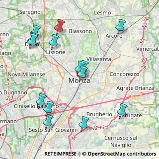 Mappa 20052 Monza MB, Italia (4.66071)