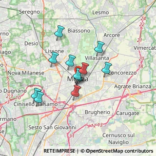 Mappa 20052 Monza MB, Italia (2.62417)