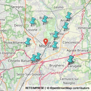 Mappa 20052 Monza MB, Italia (4.11727)