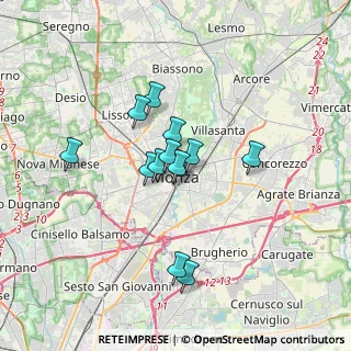 Mappa 20052 Monza MB, Italia (2.48923)