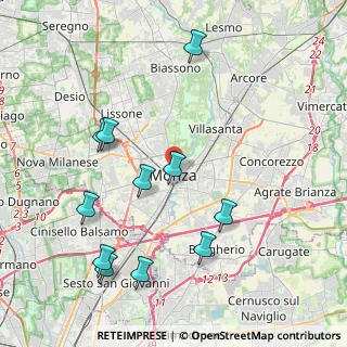 Mappa 20052 Monza MB, Italia (4.41909)