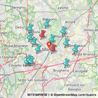 Mappa 20052 Monza MB, Italia (3.33267)