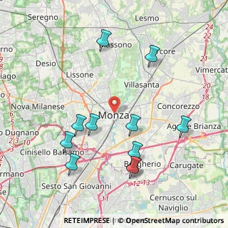 Mappa 20052 Monza MB, Italia (4.26455)