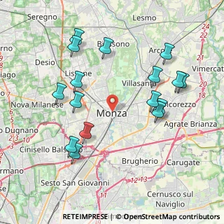 Mappa 20052 Monza MB, Italia (4.21063)