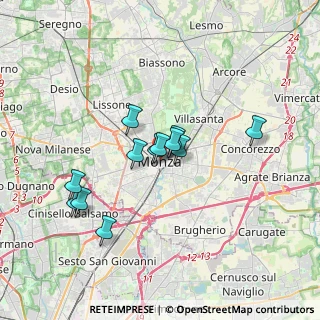 Mappa 20052 Monza MB, Italia (2.79583)