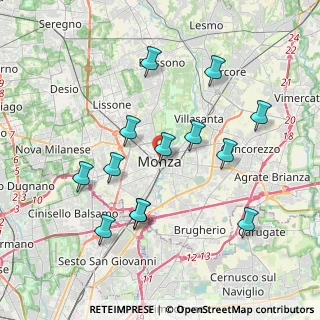 Mappa 20052 Monza MB, Italia (3.78154)