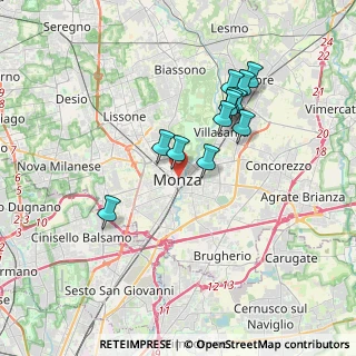 Mappa 20052 Monza MB, Italia (3.125)