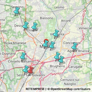 Mappa 20052 Monza MB, Italia (4.31833)