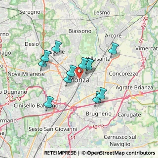 Mappa 20052 Monza MB, Italia (2.77917)