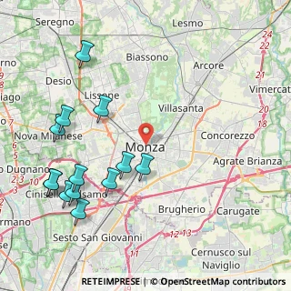Mappa 20052 Monza MB, Italia (4.94385)