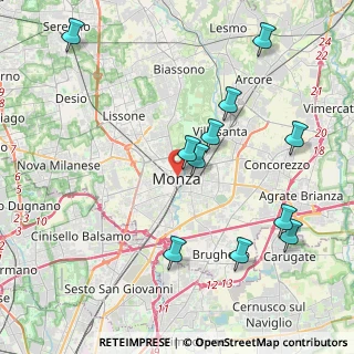 Mappa 20052 Monza MB, Italia (4.45909)