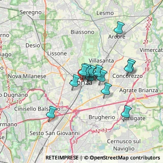 Mappa 20052 Monza MB, Italia (2.49733)