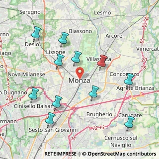 Mappa 20052 Monza MB, Italia (4.43364)