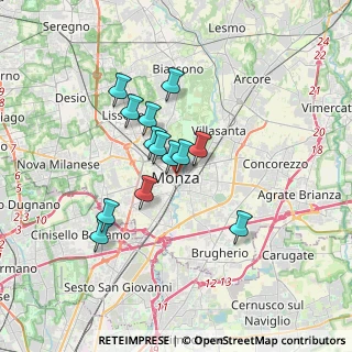 Mappa 20052 Monza MB, Italia (2.68231)