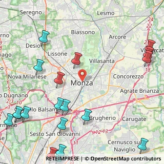 Mappa 20052 Monza MB, Italia (6.6785)