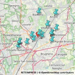 Mappa 20052 Monza MB, Italia (3.346)