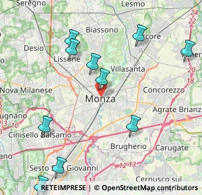 Mappa 20052 Monza MB, Italia (5.17)