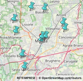 Mappa 20052 Monza MB, Italia (4.02909)