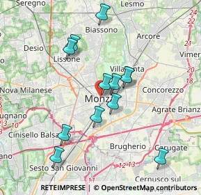 Mappa 20052 Monza MB, Italia (3.38)