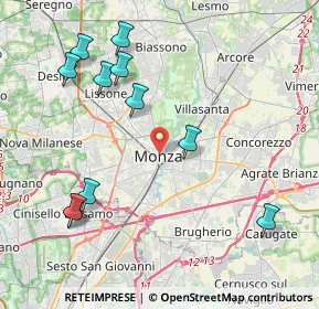 Mappa 20052 Monza MB, Italia (4.59909)