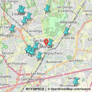 Mappa 20052 Monza MB, Italia (2.50143)