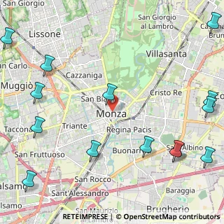 Mappa 20052 Monza MB, Italia (3.22357)
