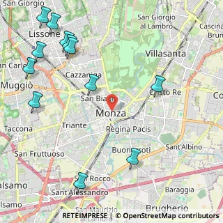 Mappa 20052 Monza MB, Italia (2.90417)