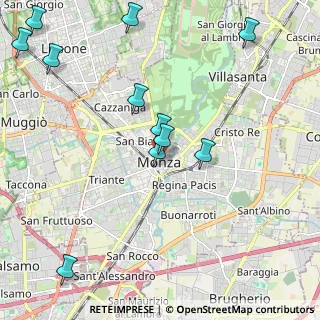 Mappa 20052 Monza MB, Italia (2.53818)