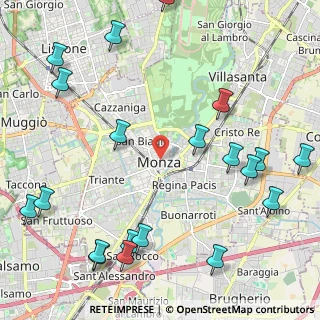 Mappa 20052 Monza MB, Italia (2.9205)