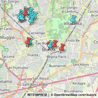 Mappa 20052 Monza MB, Italia (2.7015)
