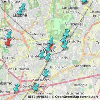Mappa 20052 Monza MB, Italia (2.69313)