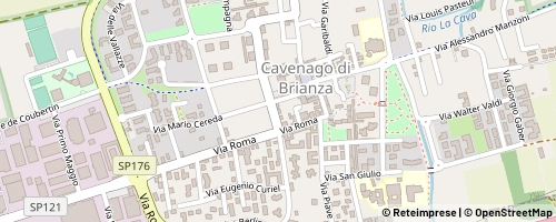 Mappa Cavenago di Brianza