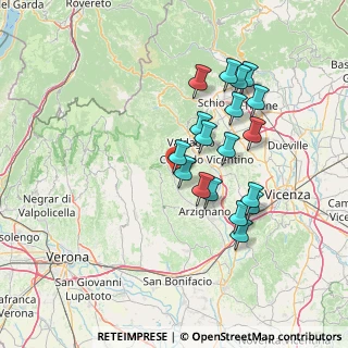 Mappa Via Papa Giovanni XXIII, 36070 San Pietro Mussolino VI, Italia (13.04444)