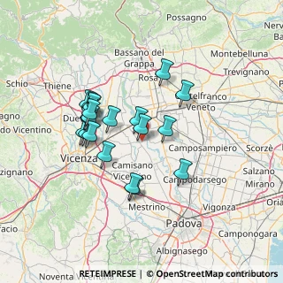 Mappa Via Trento e Trieste, 35016 Piazzola sul Brenta PD, Italia (12.043)