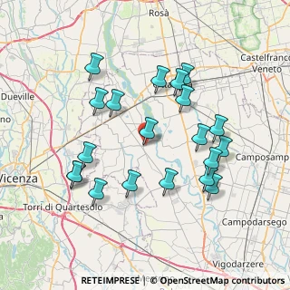 Mappa Via Trento e Trieste, 35016 Piazzola sul Brenta PD, Italia (7.4805)