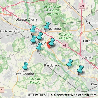 Mappa Via Don Giuseppe Magni, 20028 San Vittore Olona MI, Italia (3.49917)