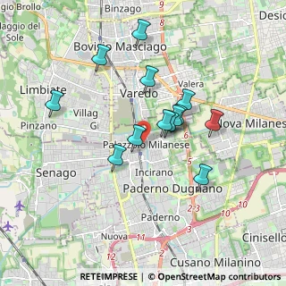Mappa 20030 Paderno Dugnano MI, Italia (1.54769)