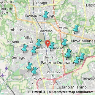 Mappa 20030 Paderno Dugnano MI, Italia (2.13769)