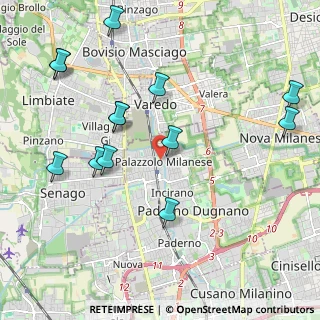 Mappa 20030 Paderno Dugnano MI, Italia (2.34154)