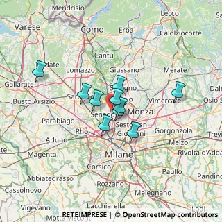 Mappa 20030 Paderno Dugnano MI, Italia (11.70455)