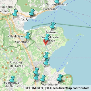 Mappa Via Garibaldi, 25010 San Felice del Benaco BS, Italia (2.91067)