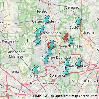Mappa Via Guglielmo Marconi, 20030 Paderno Dugnano MI, Italia (3.722)