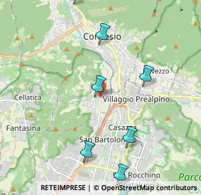 Mappa Via Quaglieni, 25060 Collebeato BS, Italia (3.39385)