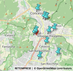 Mappa Via Quaglieni, 25060 Collebeato BS, Italia (1.68545)