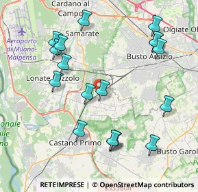 Mappa Via delle Margherite, 20020 Magnago MI, Italia (4.38)