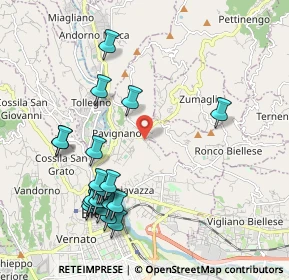 Mappa Strada Monte Bo, 13900 Biella BI, Italia (2.221)