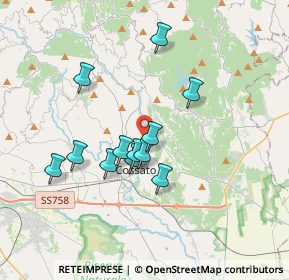 Mappa Strada Baretto, 13836 Cossato BI, Italia (2.98833)