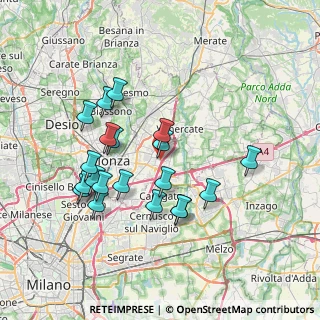 Mappa Via Ferdinando Magellano, 20875 Concorezzo MB, Italia (6.971)