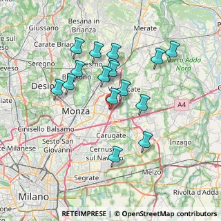 Mappa Via Ferdinando Magellano, 20875 Concorezzo MB, Italia (6.55688)